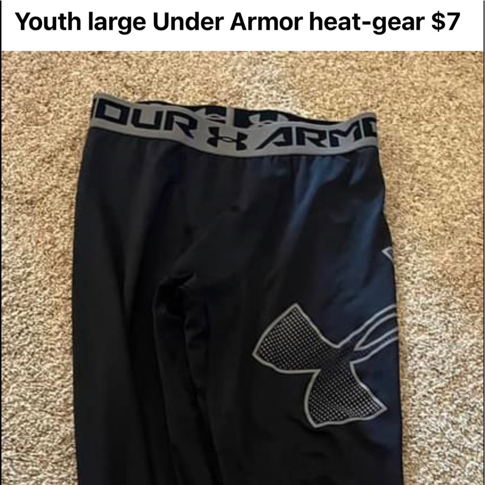 Youth compression pants/tights-Under Armor